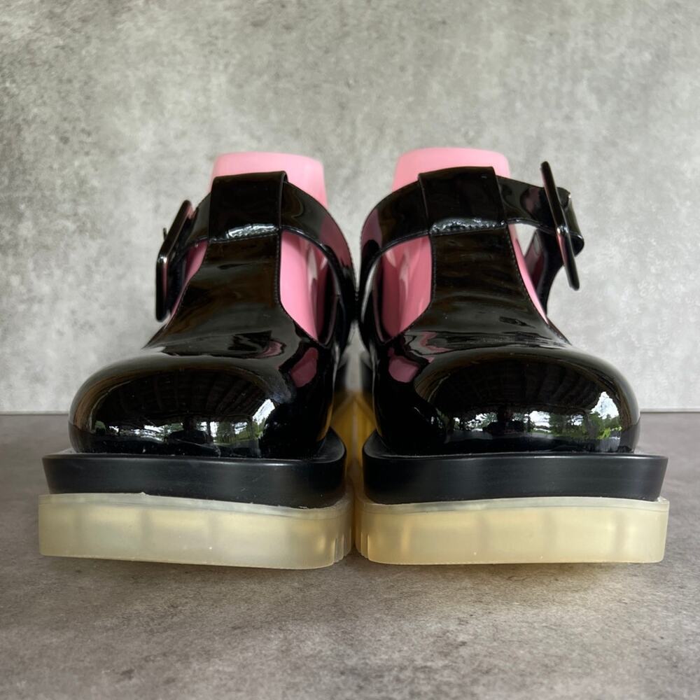 Jeffrey Campbell T-Strap Mary Jane platform shoes patent leather w lug sole Y2K - Picture 7 of 10